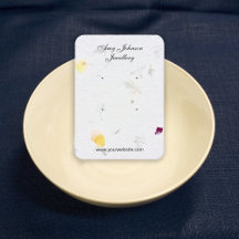 Schöne Blumenpapiere Ohrringe Display-Karten