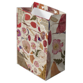 Schöne Blumenpresse Mittlere Geschenktüte