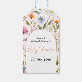 Schöne Blumenspülung Geschenkanhänger