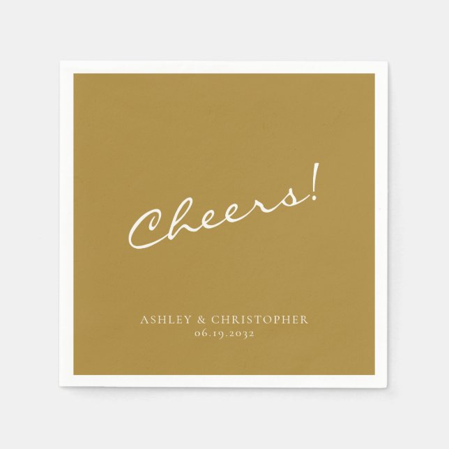 Schöne Blumenwetterfarben-Hochzeit Serviette (Vorderseite)