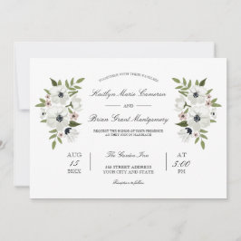 Schöne Blumenzelleneinladung Einladung