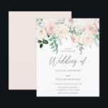 Schöne Blush Garden Hochzeitsbudget Einladung<br><div class="desc">Schönes Blush Garden Hochzeitsbudget Einladung Hochzeitsfeiern Siehe dazu passende Artikel mit digitaler Einladung und gedruckter Einladung</div>