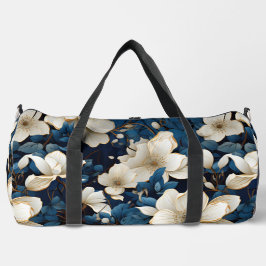 Schöne Blüten der Weißen Blume Duffle Bag