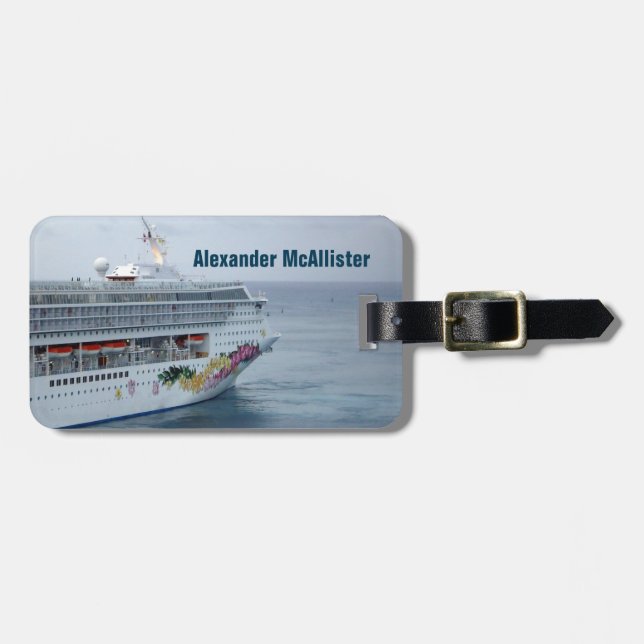 Schöne Bogen-Gewohnheit Gepäckanhänger (Vorderseite horizontal)