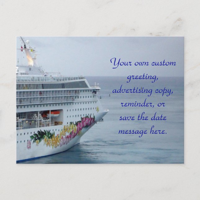 Schöne Bogen-Gewohnheits-Postkarte Ankündigungspostkarte (Vorderseite)