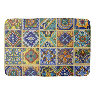 Schöne Boho Talavera Tiles Badematte