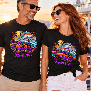 Schöne Boo-Erinnerungen Halloween Kreuzfahrt T-Shirt