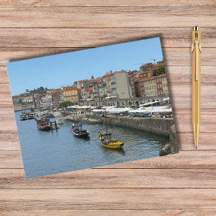 Schöne Boote Porto Portugal Fotografie, Reise Feiertagspostkarte