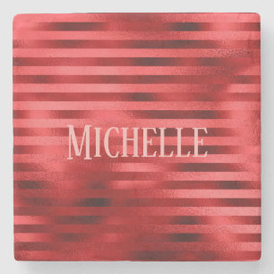 Schöne Bordeaux Steinuntersetzer