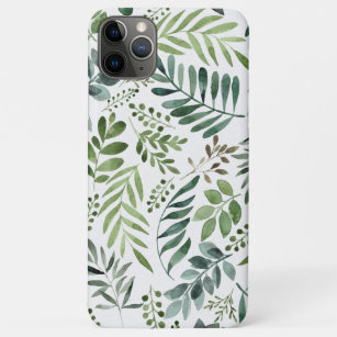 Schöne botanische Blätter in Wasserfarbe Case-Mate iPhone Hülle