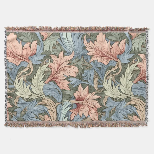 Schöne botanische Retro-Kunstwerke Elegantes Ausse Decke (Vorderseite)