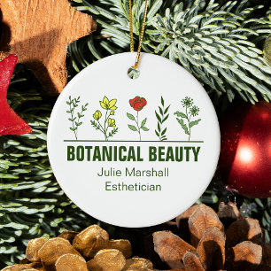 Schöne botanische Spa-Salon-Blumenunternehmen Keramik Ornament