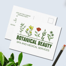 Schöne botanische Spa-Salon-Grünblüten