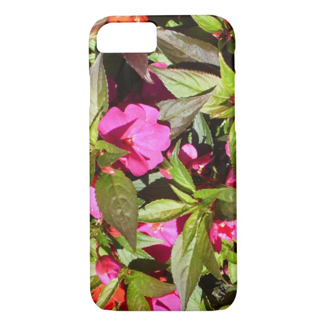 Schöne botanische tropische Blume mit Blumen Case-Mate iPhone Hülle (Rückseite)