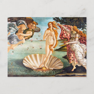 Schöne Botticelli Venus restauriert und neu Postkarte