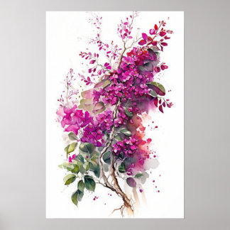 Schöne Bougainvillea Poster