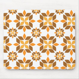 schöne braune Blume Blütenmuster Mousepad