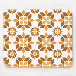schöne braune Blume Blütenmuster Mousepad