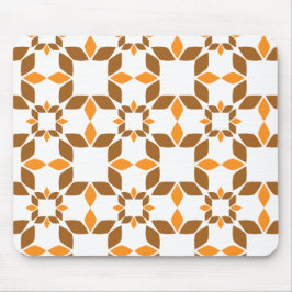 schöne braune Blume Blütenmuster Mousepad