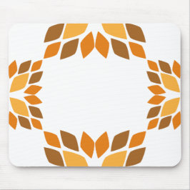 schöne braune Blume Blütenmuster Mousepad