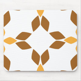 schöne braune Blume Blütenmuster Mousepad