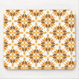 schöne braune Blume Blütenmuster Mousepad