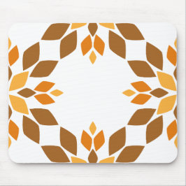 schöne braune Blume Blütenmuster Mousepad