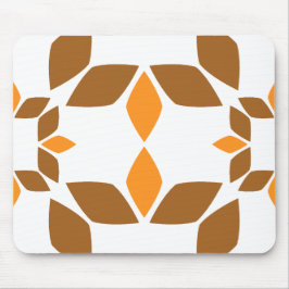 schöne braune Blume Blütenmuster Mousepad