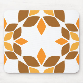 schöne braune Blume Blütenmuster Mousepad