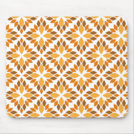 schöne braune Blume Blütenmuster Mousepad