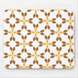 schöne braune Blume Blütenmuster Mousepad