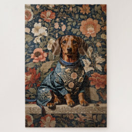 Schöne braune Dackel | Dackel Portrait Puzzle