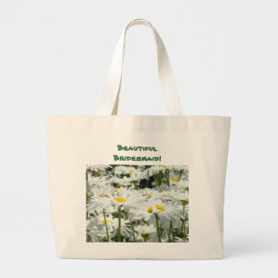 Schöne Brautjungfer! Tragetaschen Daisy Blumen