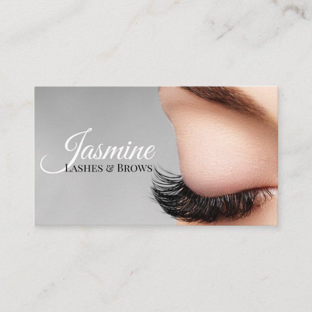 Schöne Brows Microblading & Lash Extensions Visitenkarte (Vorderseite)
