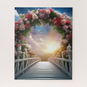 Schöne Brücke zum Himmel Puzzle