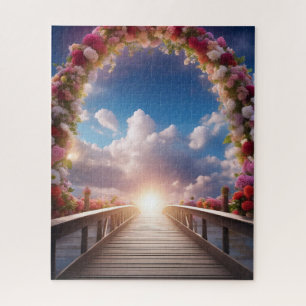 Schöne Brücke zum Himmel Puzzle
