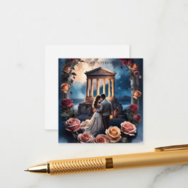 Schöne Brücken und Bräuche Stehend am Meer Begleitkarte