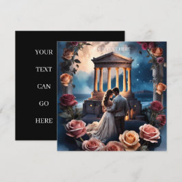 Schöne Brücken und Bräuche Stehend am Meer Einladung