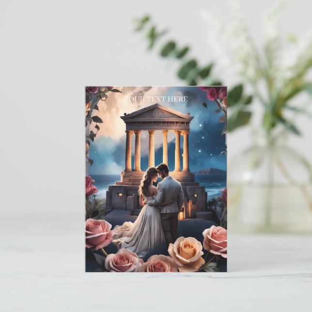 Schöne Brücken und Bräuche Stehend am Meer Postkarte (Stehend Vorderseite)