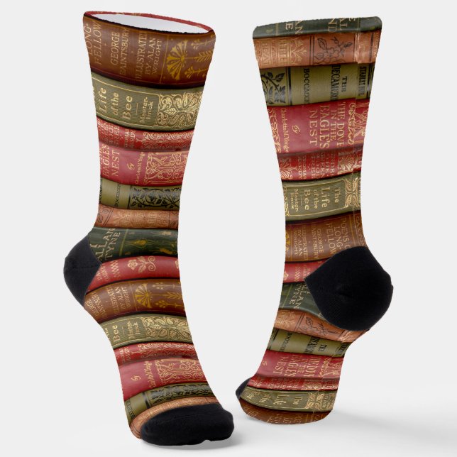 Schöne Buchstäbchen (Leben der Biene) Socken (Gewinkelt)