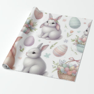 Schöne Bunnies und Ostereier Geschenkpapier