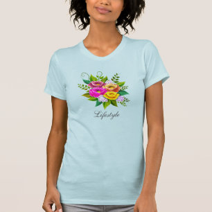 Schöne bunte Blumenstrauß T-Shirt