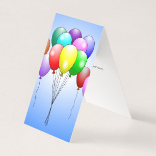 Schöne bunte Geburtstagsballons