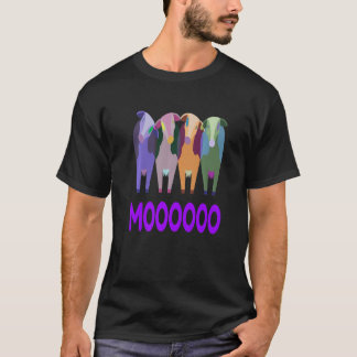 Schöne Bunte Kühe machen Moooooo Premium T-Shirt
