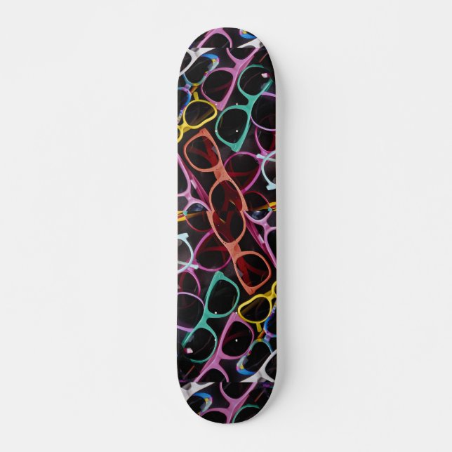 Schöne bunte Sonnenbrille Skateboard (Vorne)