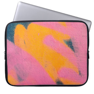 Schöne bunte Straßenkunst Graffiti Rückseite Laptopschutzhülle