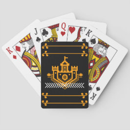 schöne Burg Spielkarten