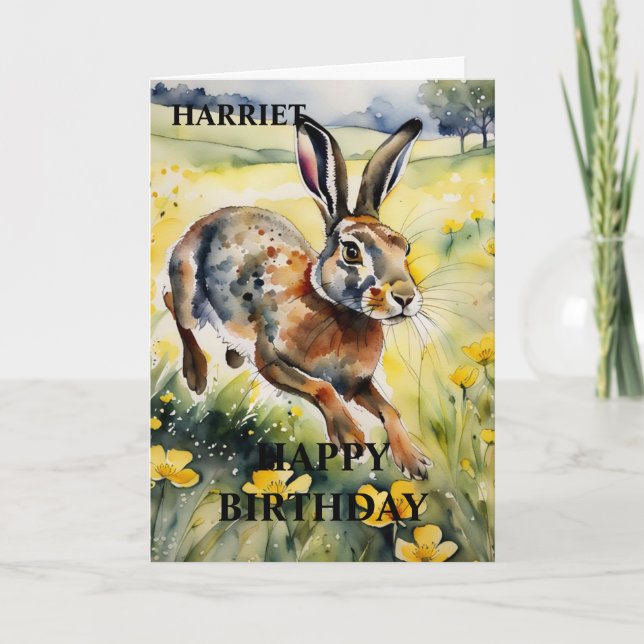 Schöne Buttercups Geburtstagskarte (editierbar) Feiertagskarte (Vorderseite)