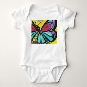 Schöne Butterfly Baby Strampler