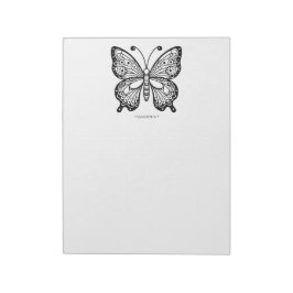 Schöne Butterfly-Farbseiten Notepad Notizblock